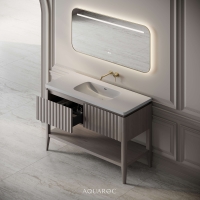 Kensington Vanity Unit & Stone Basin 1200mm Sabbia Grigio Oak